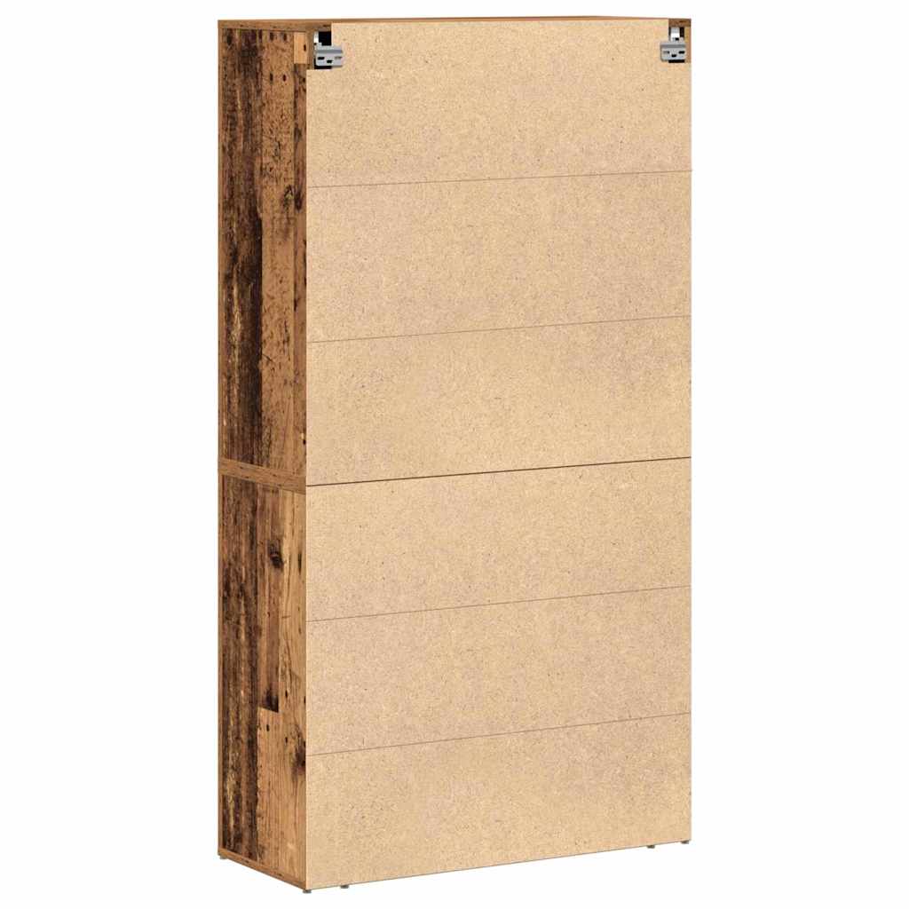 Magasfiú fiókkal Öreg fa 80 x 33 x 150 cm Faanyag
