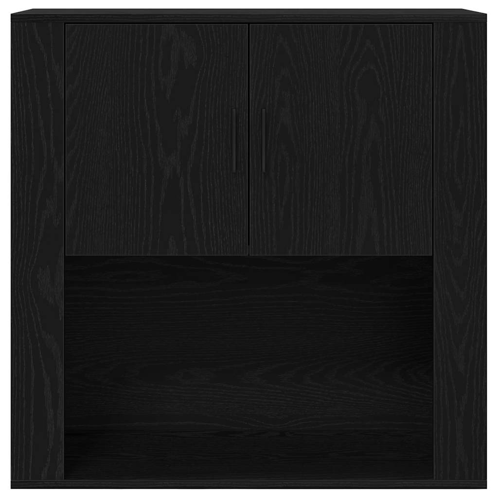 Magasfiú fiókkal Fekete tölgy 80 x 33 x 150 cm Faanyag