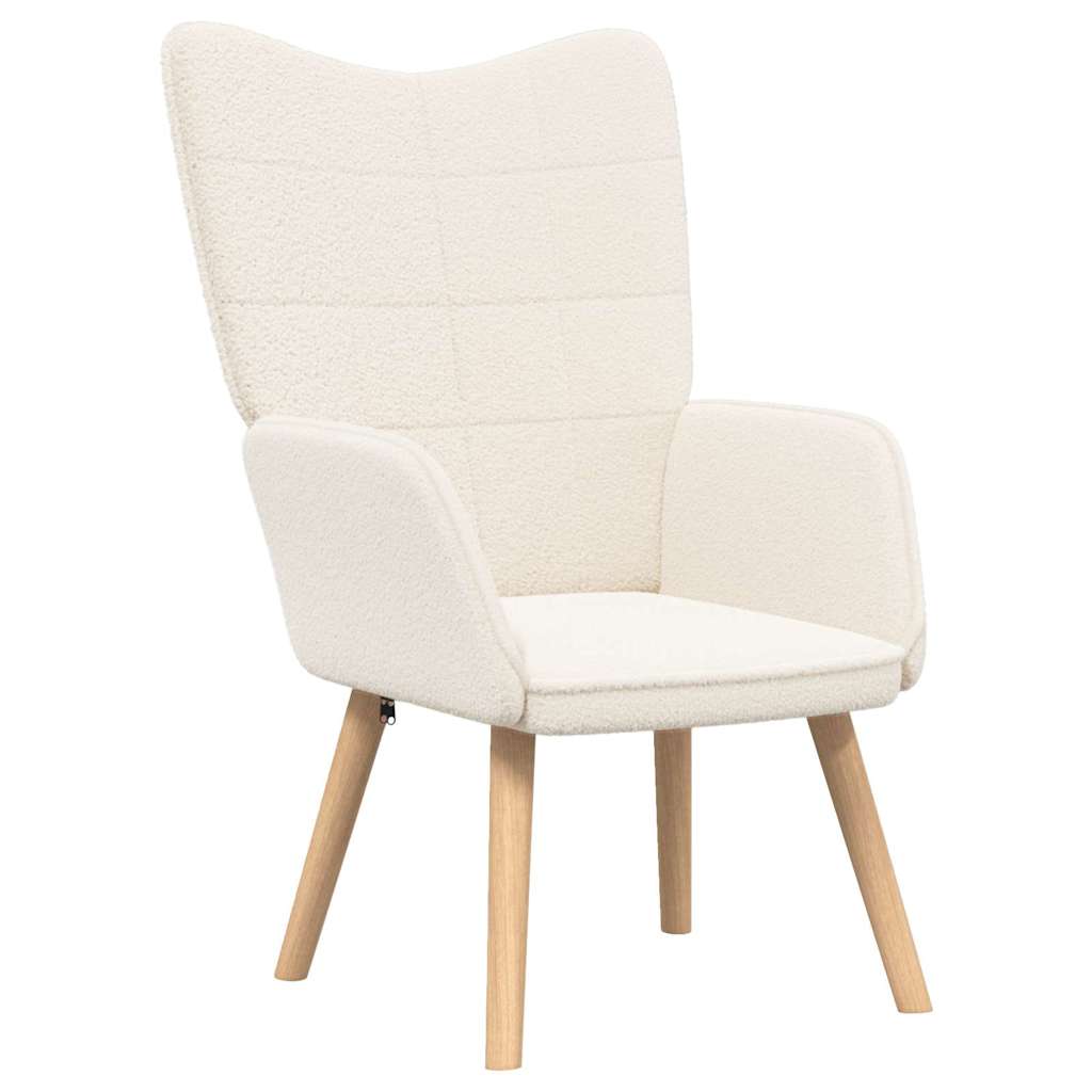karosszék Krém 62 x 67 x 95,5 cm Sherpa szövet