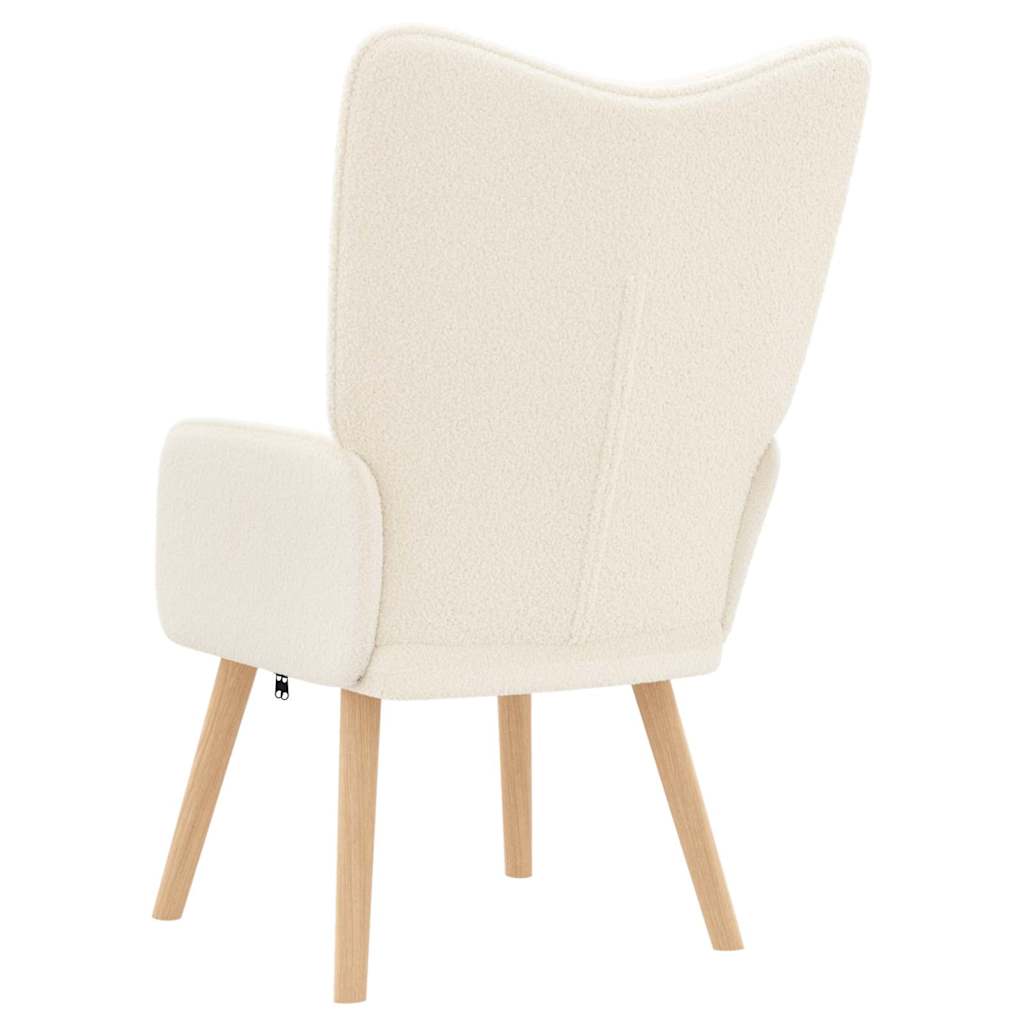 karosszék Krém 62 x 67 x 95,5 cm Sherpa szövet
