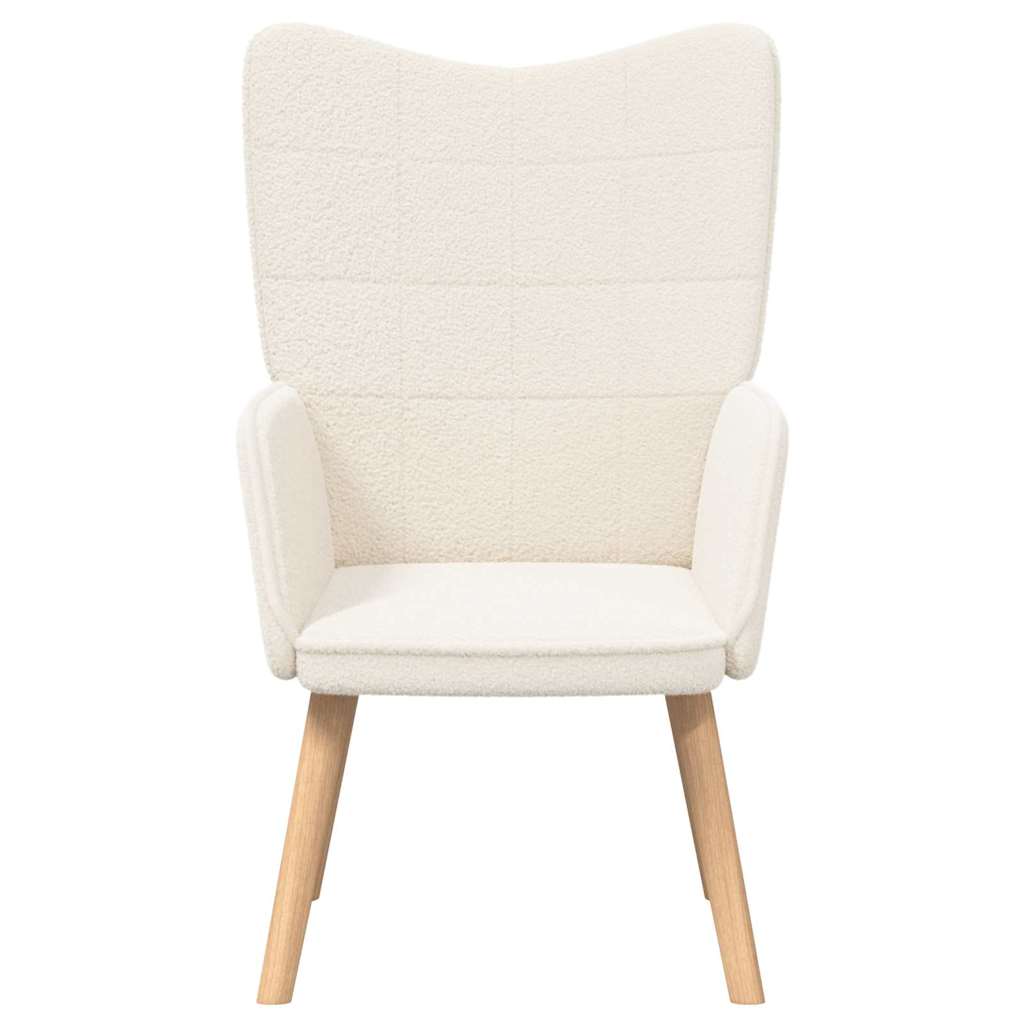 karosszék Krém 62 x 67 x 95,5 cm Sherpa szövet