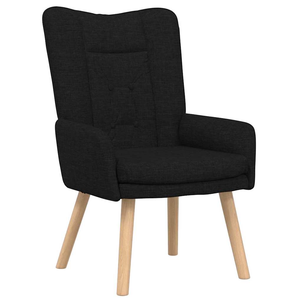 karosszék Fekete 63 x 67 x 94 cm Szövet és f plywood