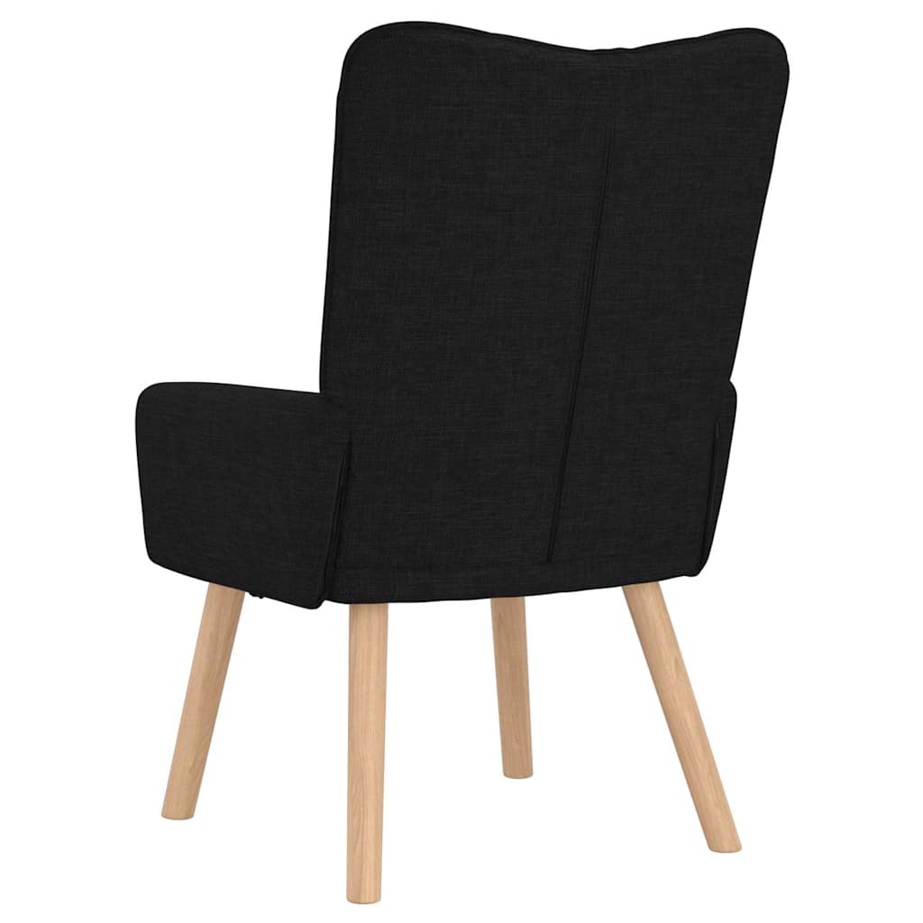 karosszék Fekete 63 x 67 x 94 cm Szövet és f plywood