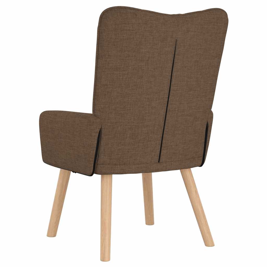 karosszék Barna 63 x 67 x 94 cm Szövet és f plywood