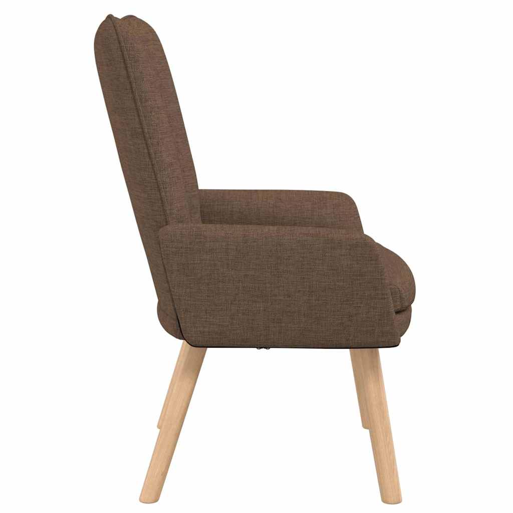 karosszék Barna 63 x 67 x 94 cm Szövet és f plywood