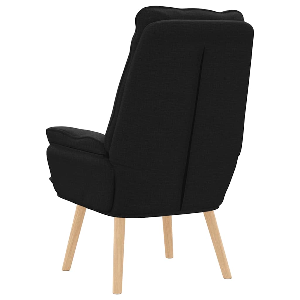 karosszék Fekete 69 x 74 x 93 cm Szövet és Plywood