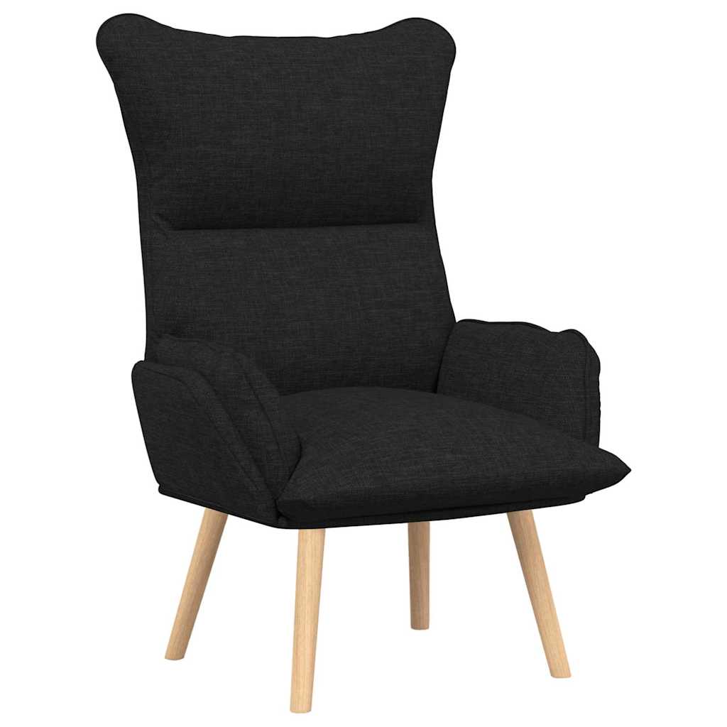 karosszék Fekete 69 x 74 x 93 cm Szövet és Plywood