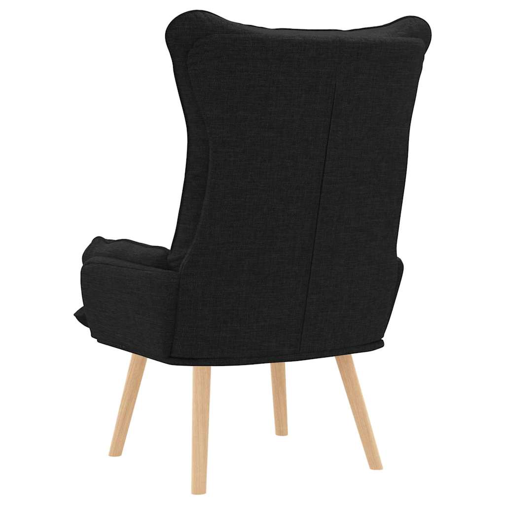karosszék Fekete 69 x 74 x 93 cm Szövet és Plywood
