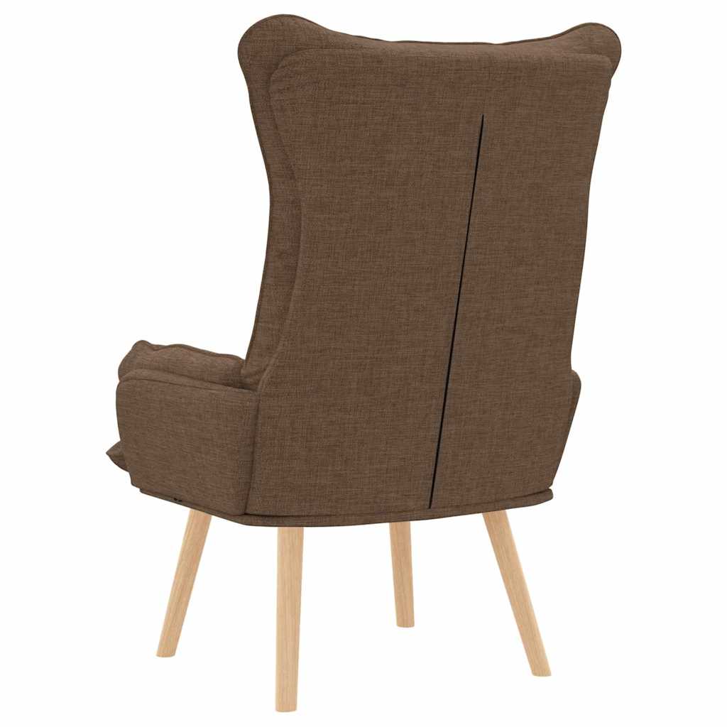 karosszék Barna 69 x 74 x 93 cm Szövet és Plywood