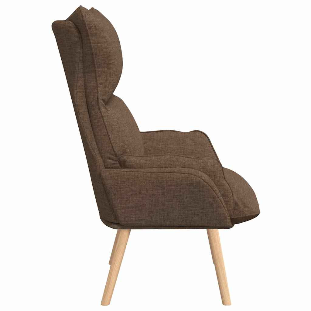 karosszék Barna 69 x 74 x 93 cm Szövet és Plywood