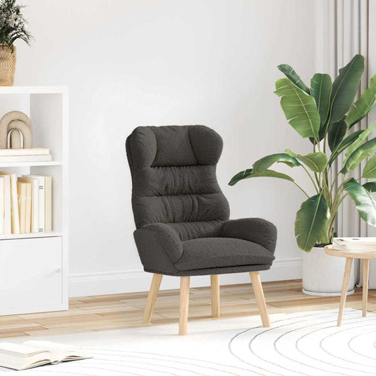 karosszék Sötétszürke 69 x 74 x 93 cm Sherpa szövet