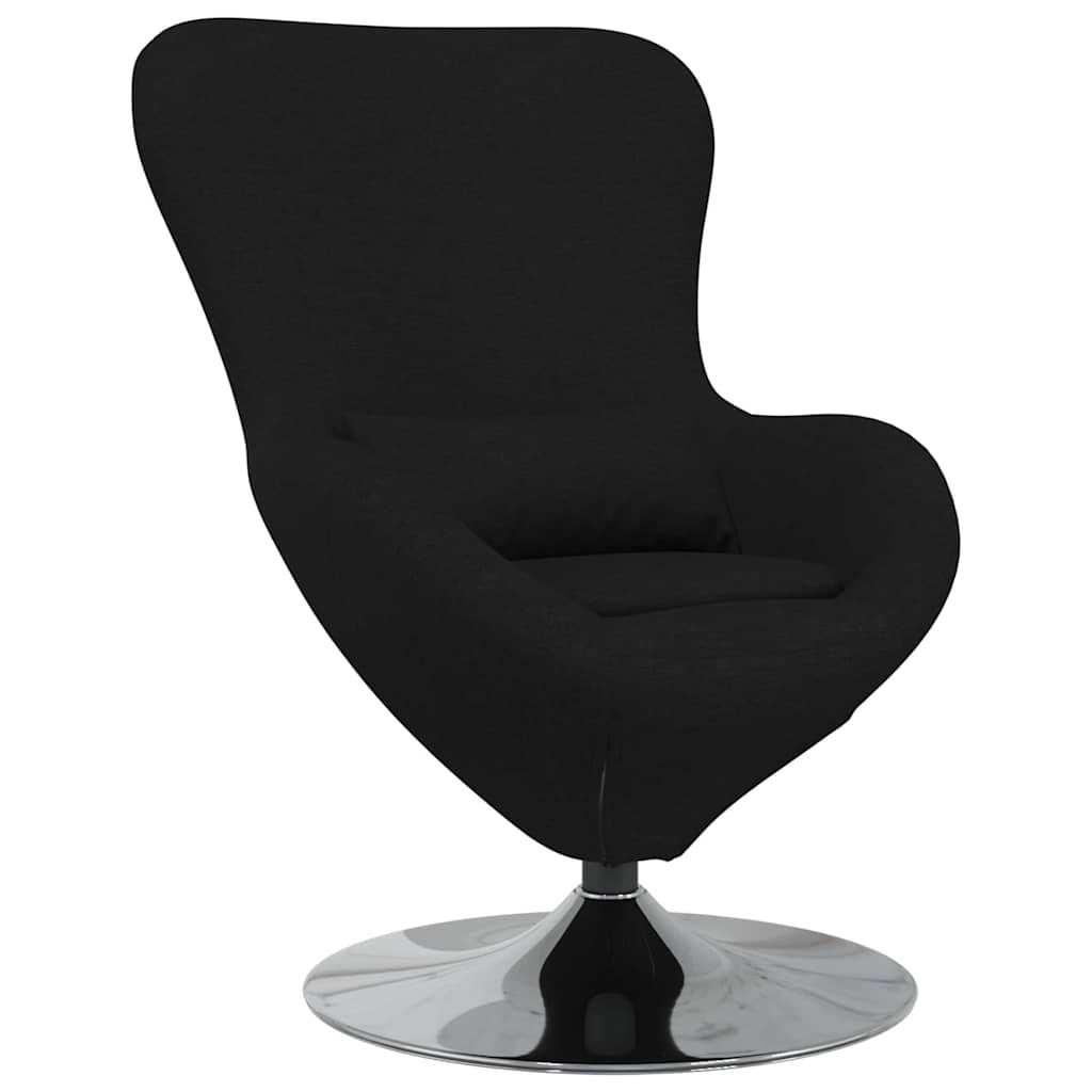 Tojásfotel Fekete 63 x 73 x 90 cm szövet