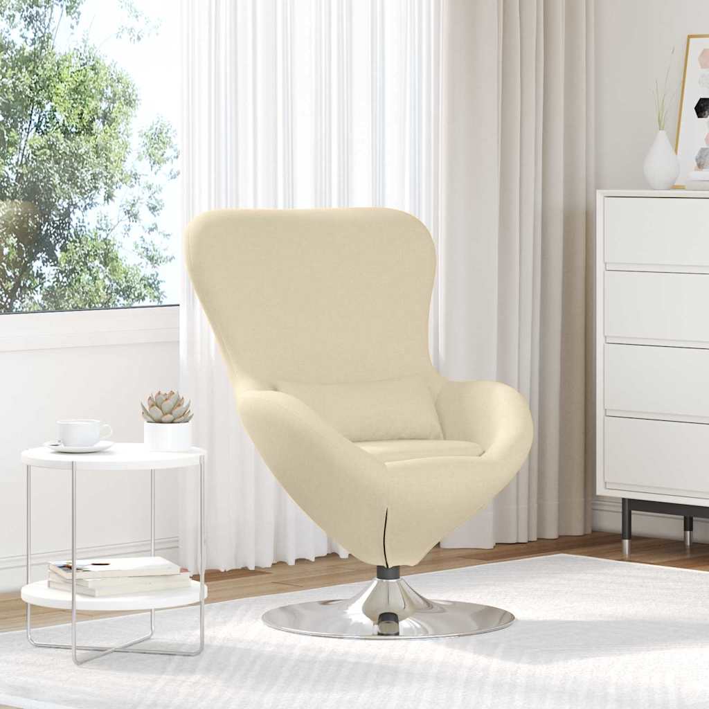 Tojásfotel Krém 63 x 73 x 90 cm szövet