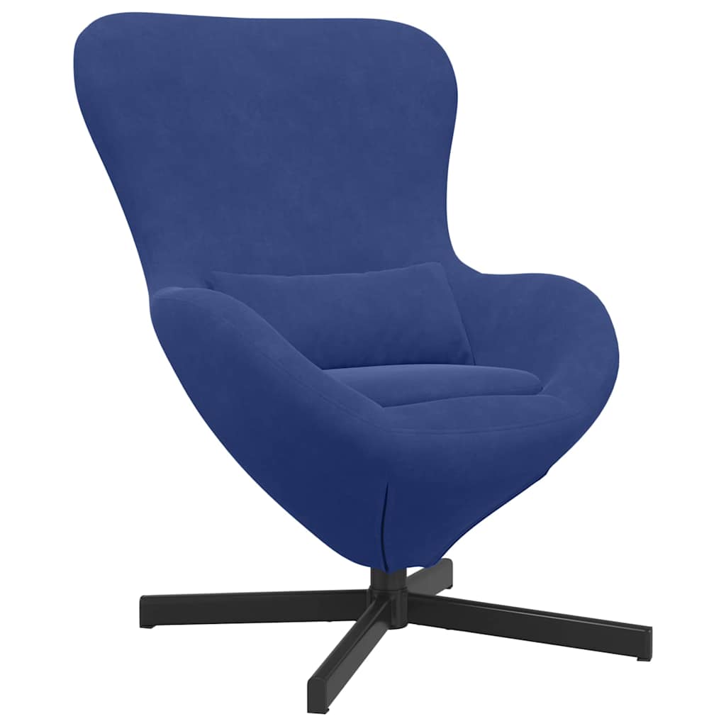 Tojásfotel Rendőrségi kék 63 x 73 x 90 cm Bársony