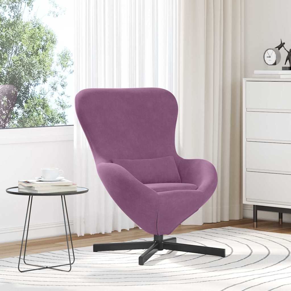 Tojásfotel Lila 63 x 73 x 90 cm Bársony