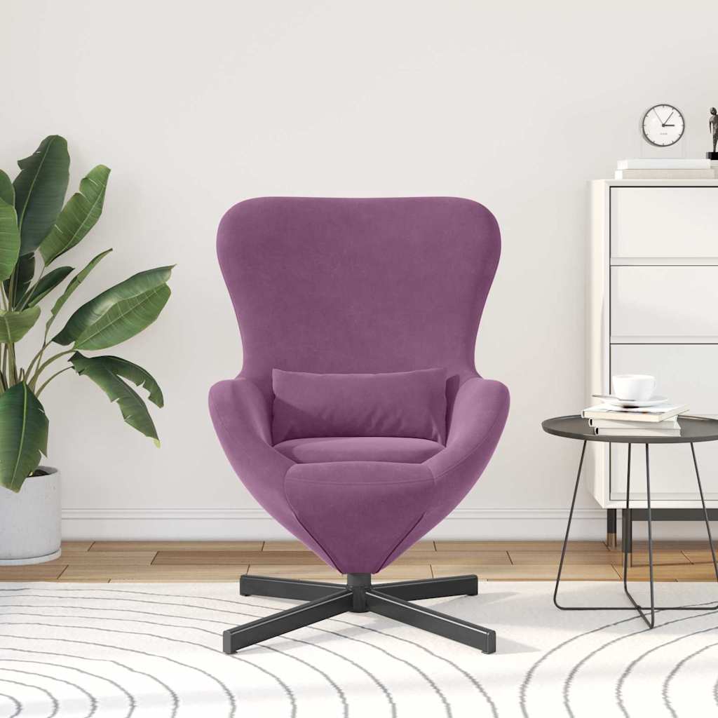 Tojásfotel Lila 63 x 73 x 90 cm Bársony