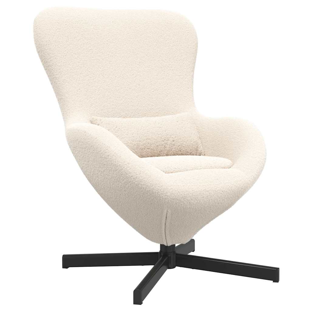 Tojásfotel Krém 63 x 73 x 90 cm szövet