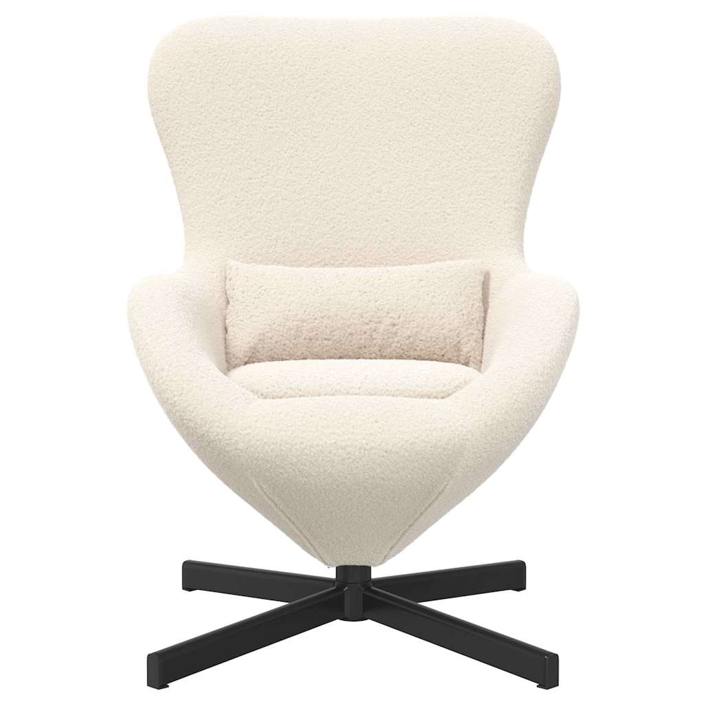 Tojásfotel Krém 63 x 73 x 90 cm szövet