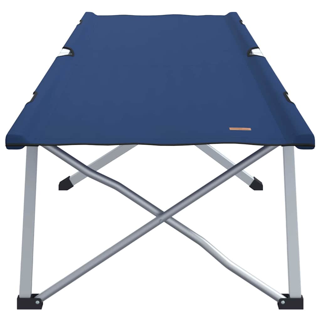 Összecsukható Kemping Ágy 2 pcs Kék 194 x 62,5 x 42,5 cm