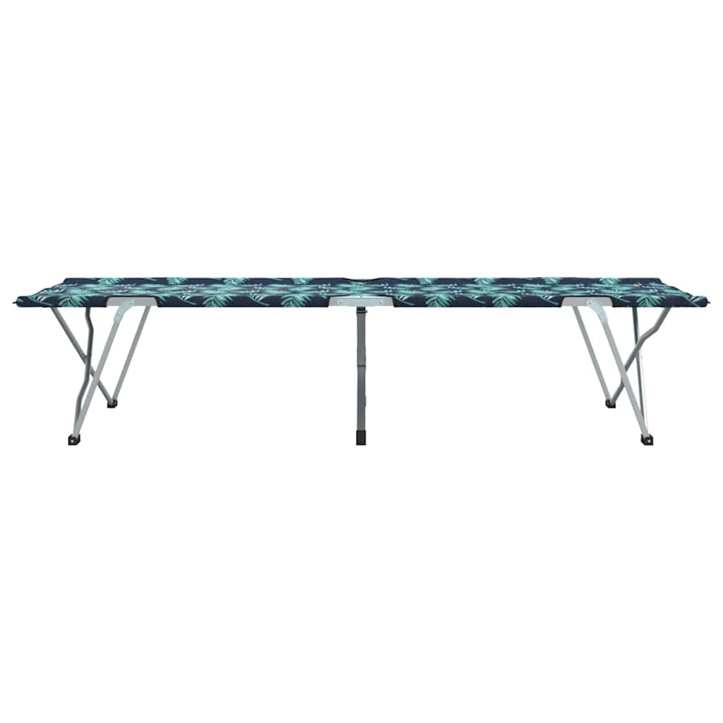 Összecsukható Kemping Ágy 2 pcs Erdő 194 x 62,5 x 42,5 cm