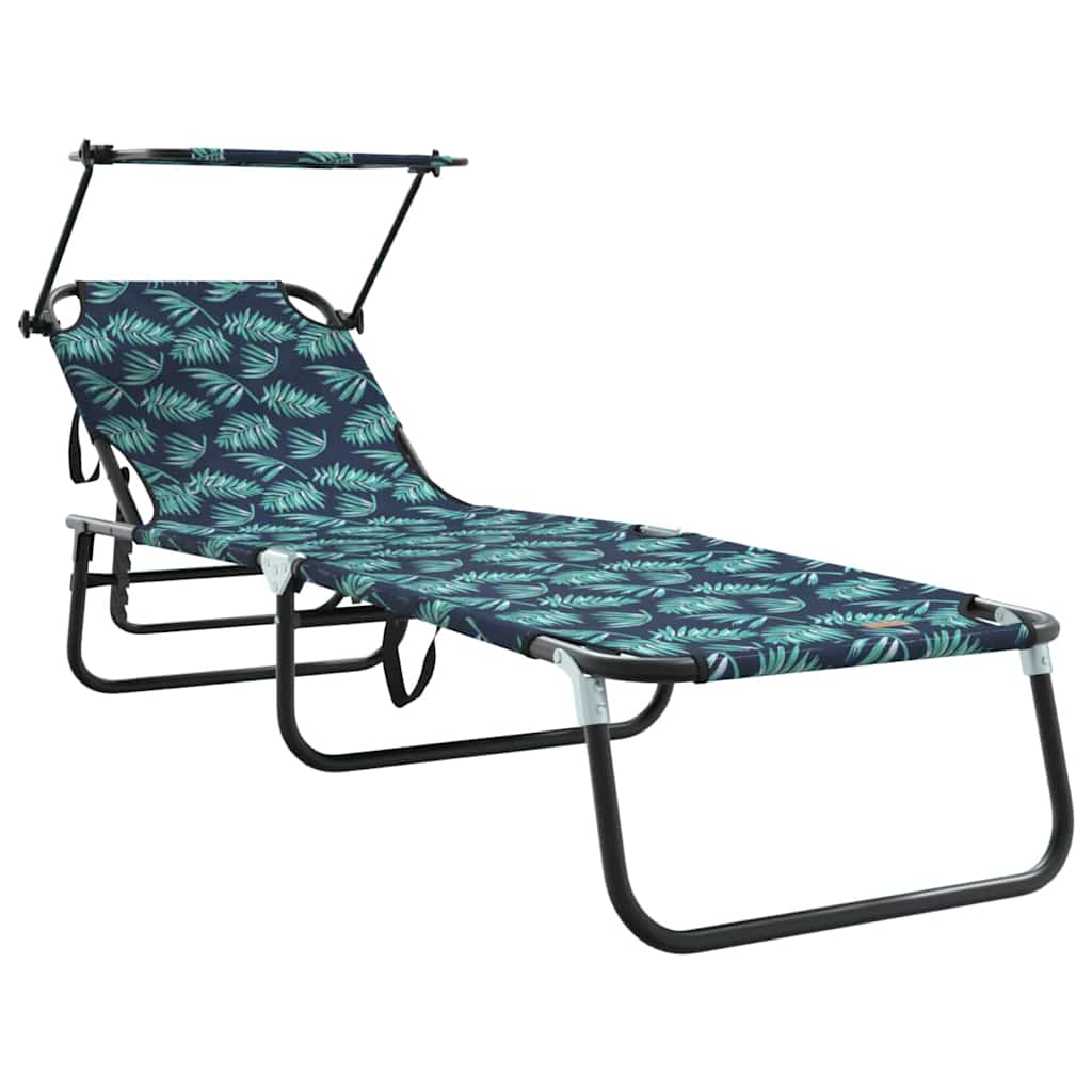 Összecsukható nyugágy 2 pcs Sokszínű 190 x 57 x 81 cm oxford