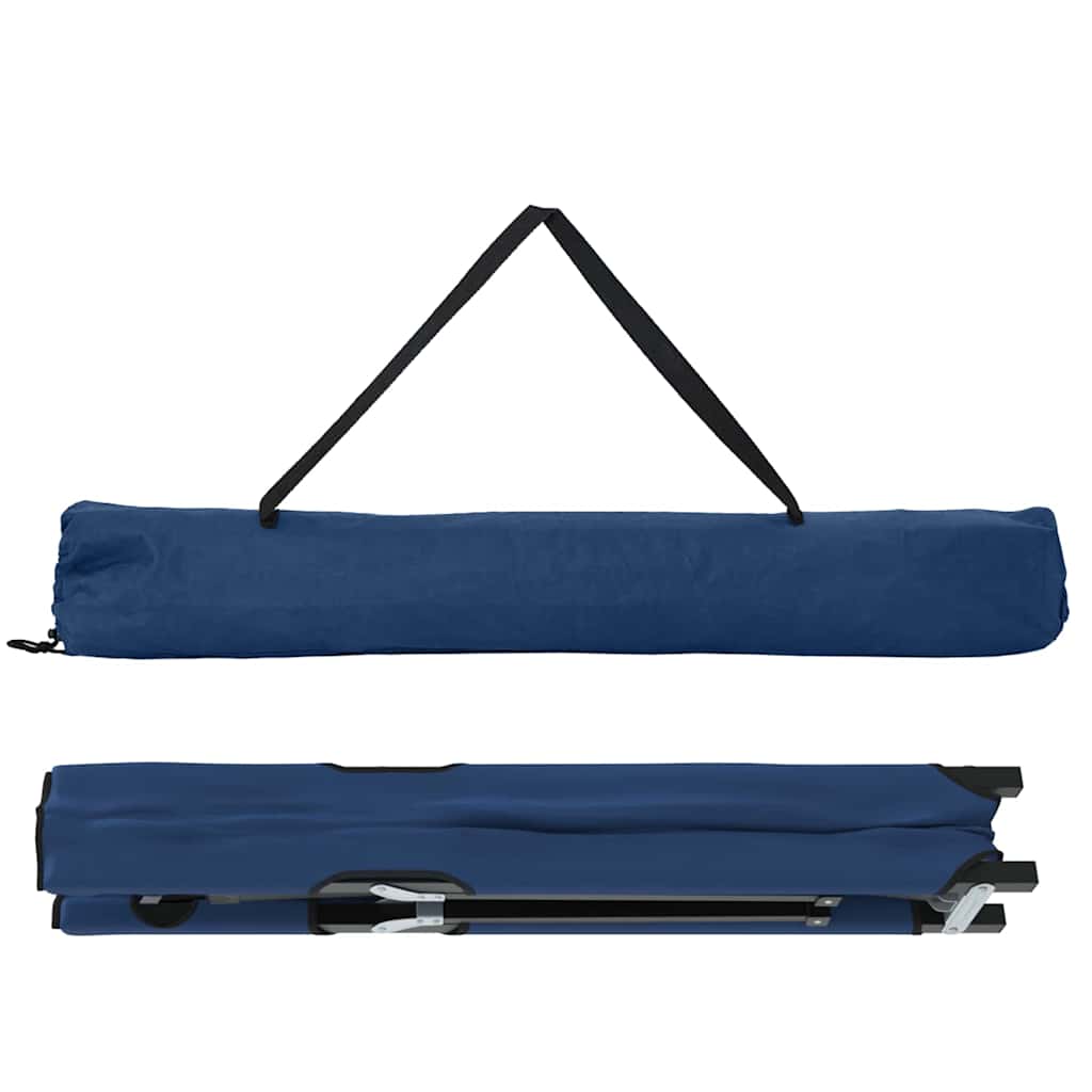 Összecsukható Kemping Ágy 2 pcs Kék 206 x 76 x 74 cm