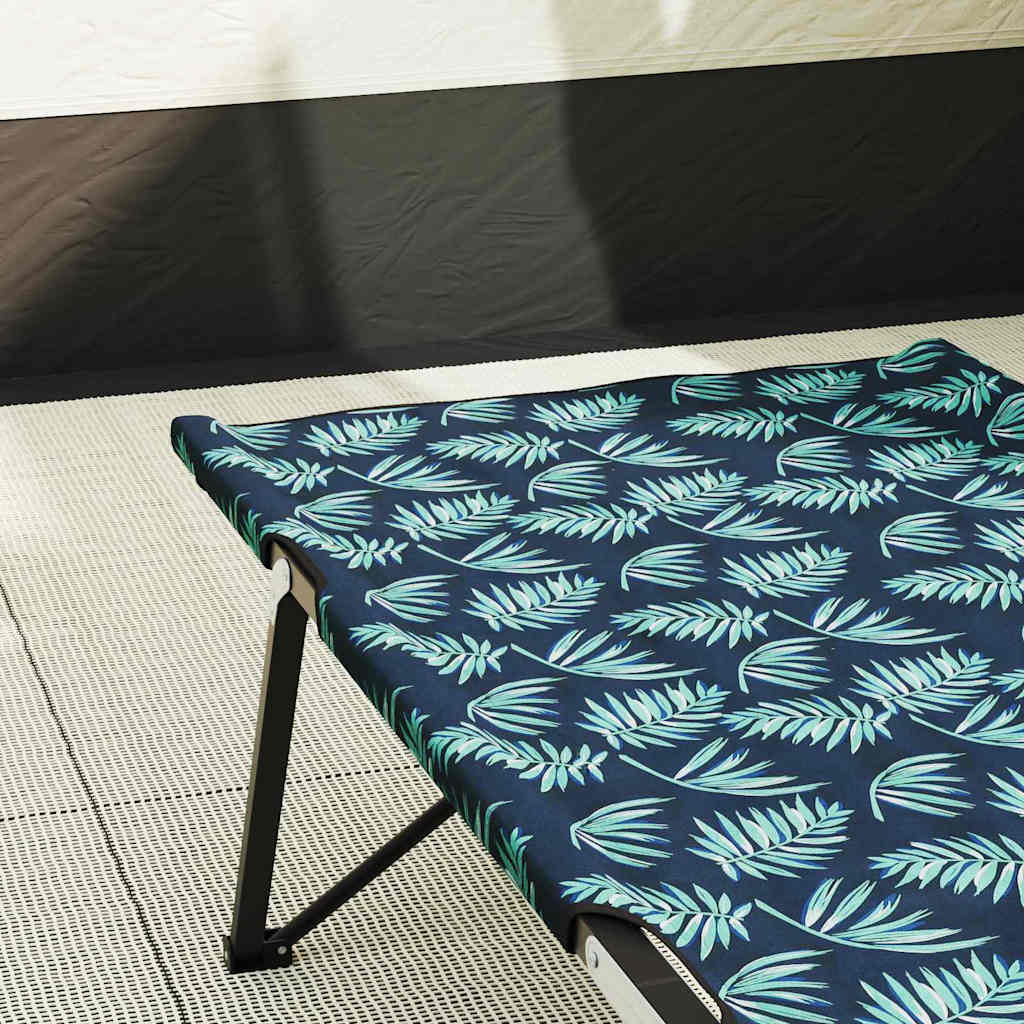 Összecsukható Kemping Ágy Levél 2 pcs Erdő 206 x 76 x 74 cm