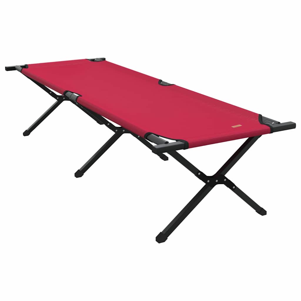 Összecsukható Kemping Ágy 2 pcs Piros 193 x 69 x 45 cm