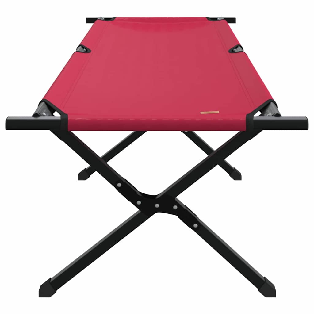 Összecsukható Kemping Ágy 2 pcs Piros 193 x 69 x 45 cm