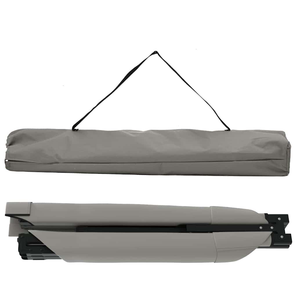 Összecsukható Kemping Ágy 2 db Szürke 193 x 69 x 45 cm