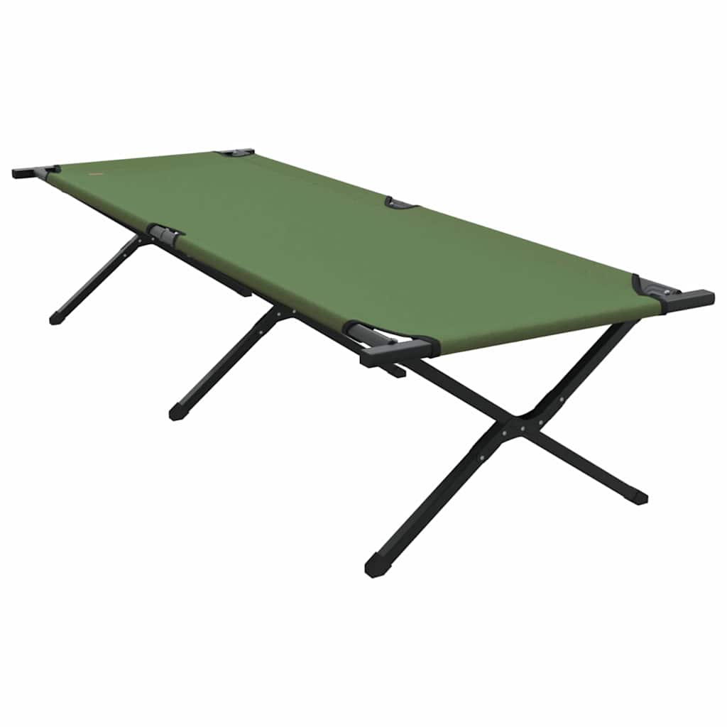 Összecsukható Kemping Ágy Zöld 210 x 80 x 46 cm Oxford szövet