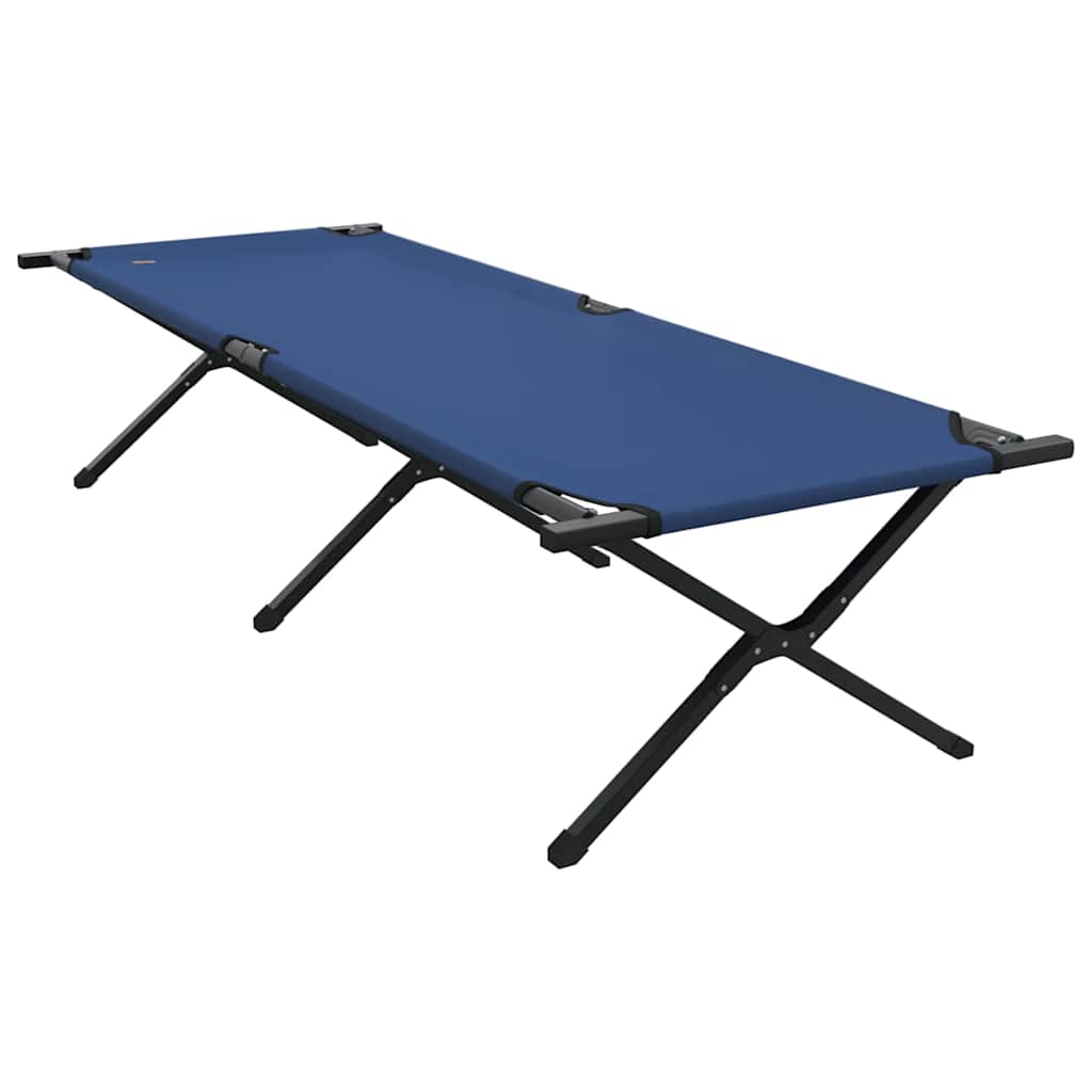 Összecsukható Kemping Ágy 2 pcs Kék 210 x 80 x 46 cm