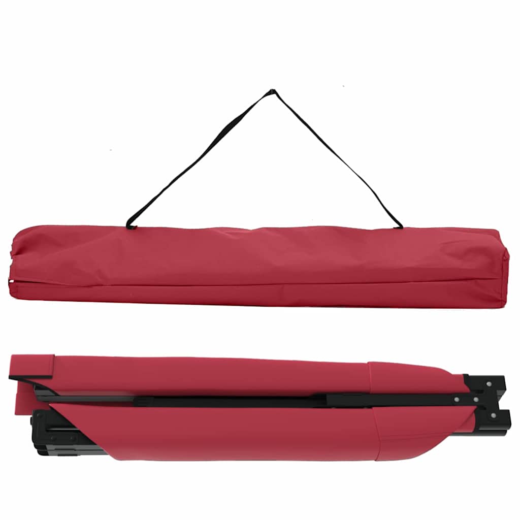 Összecsukható Kemping Ágy 2 pcs Piros 210 x 80 x 46 cm