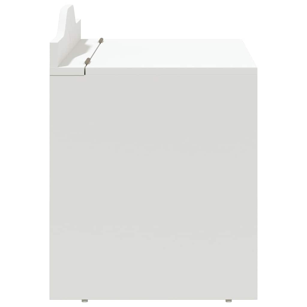 Tábla Box tárolóval Fehér 73 x 40 x 55 cm Faanyag