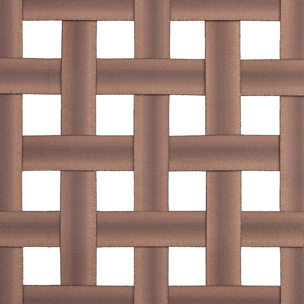 Kert étkező szett 4 pcs Barna polirattan