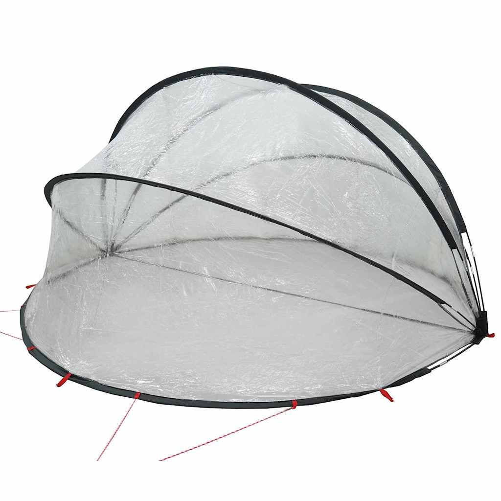 Medence kupola 336 x 322 x 160 cm PVC Átlátszó
