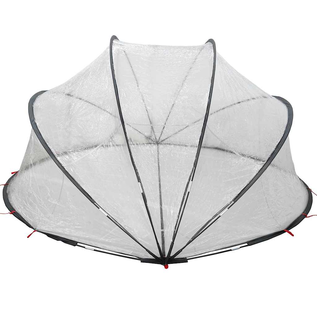 Medence kupola 336 x 322 x 160 cm PVC Átlátszó