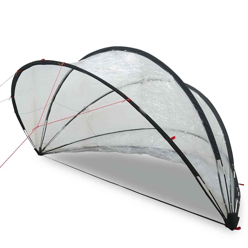 Medence kupola 336 x 322 x 160 cm PVC Átlátszó