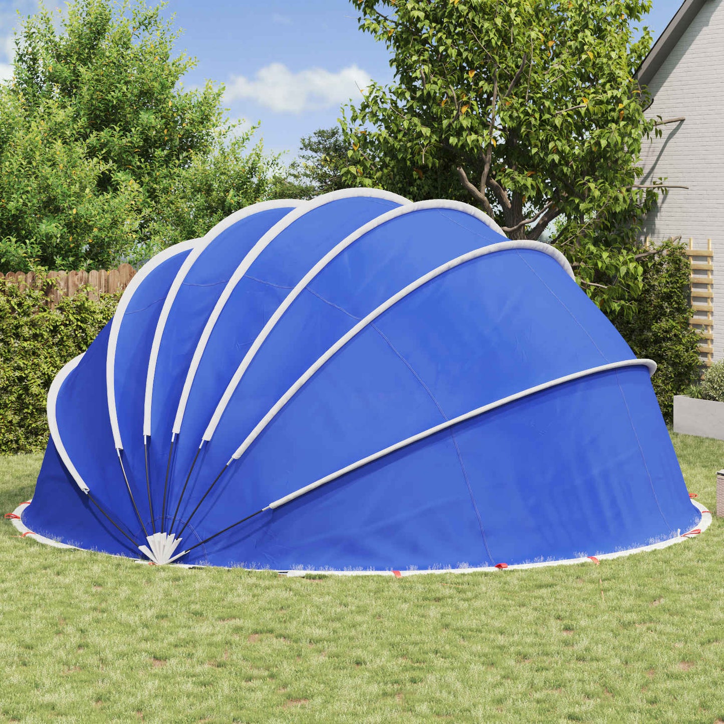 Medence kupola 592 x 590 x 275 cm 185T poliészter PU bevonattal