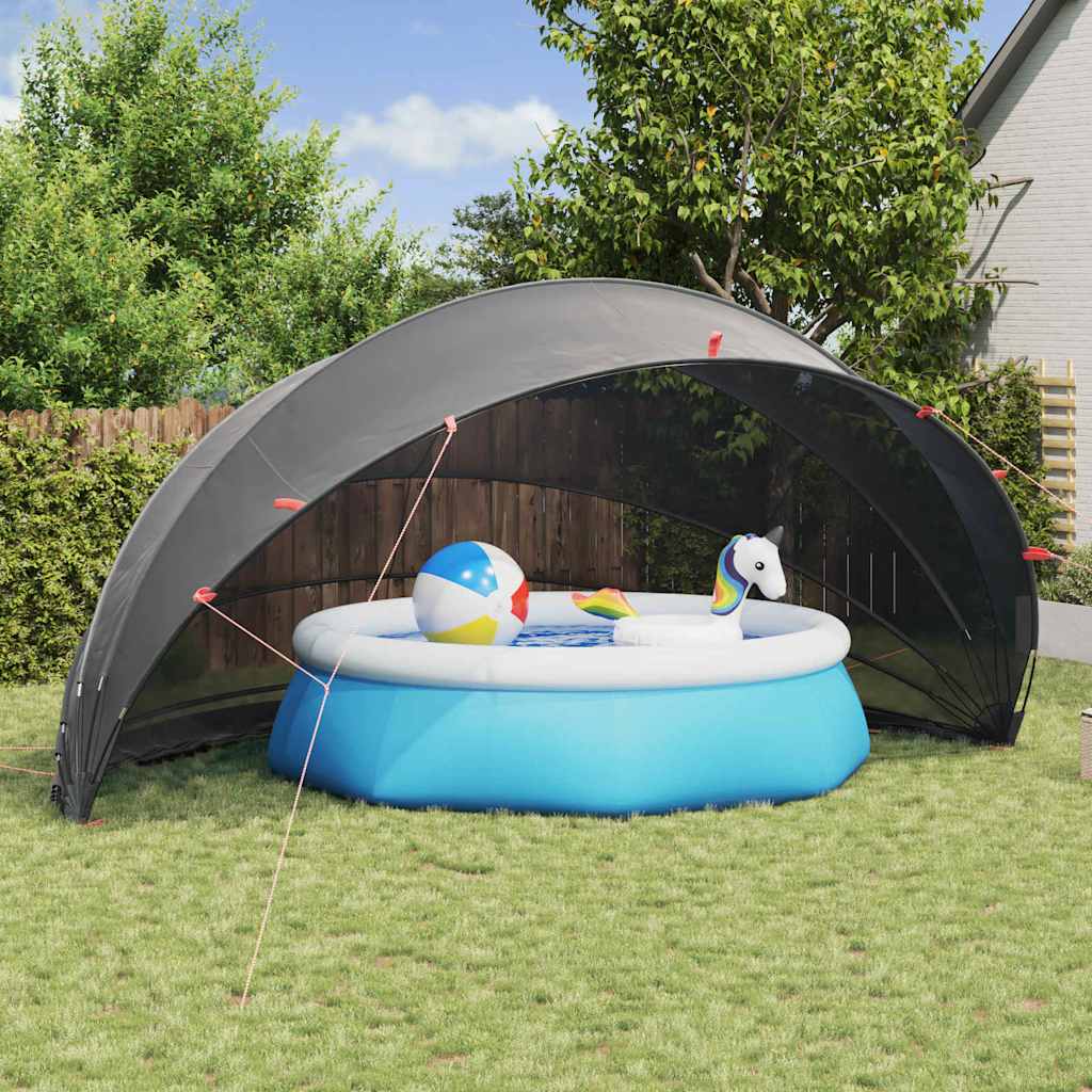Medence kupola 592 x 590 x 275 cm 185T poliészter PU bevonattal
