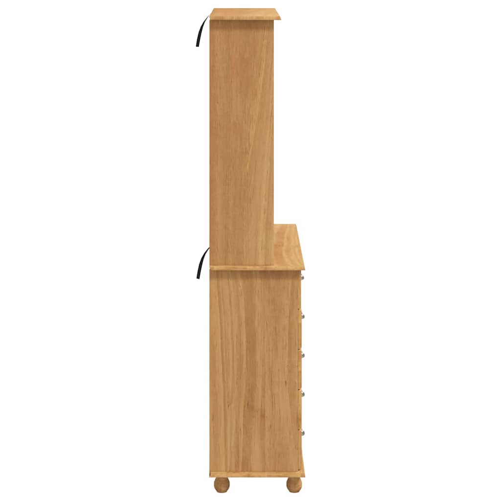 Kagy fiókkal ASKIM Mézes Viasz 91 x 40 x 200,5 cm Tömör fenyőfa