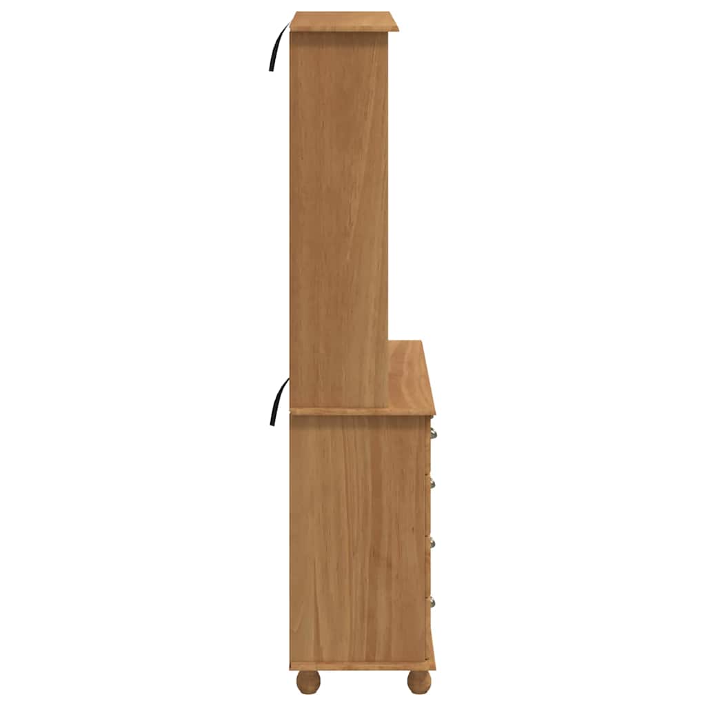 Kagy fiókkal ASKIM Mézes Viasz 91 x 40 x 184 cm Tömör fenyőfa
