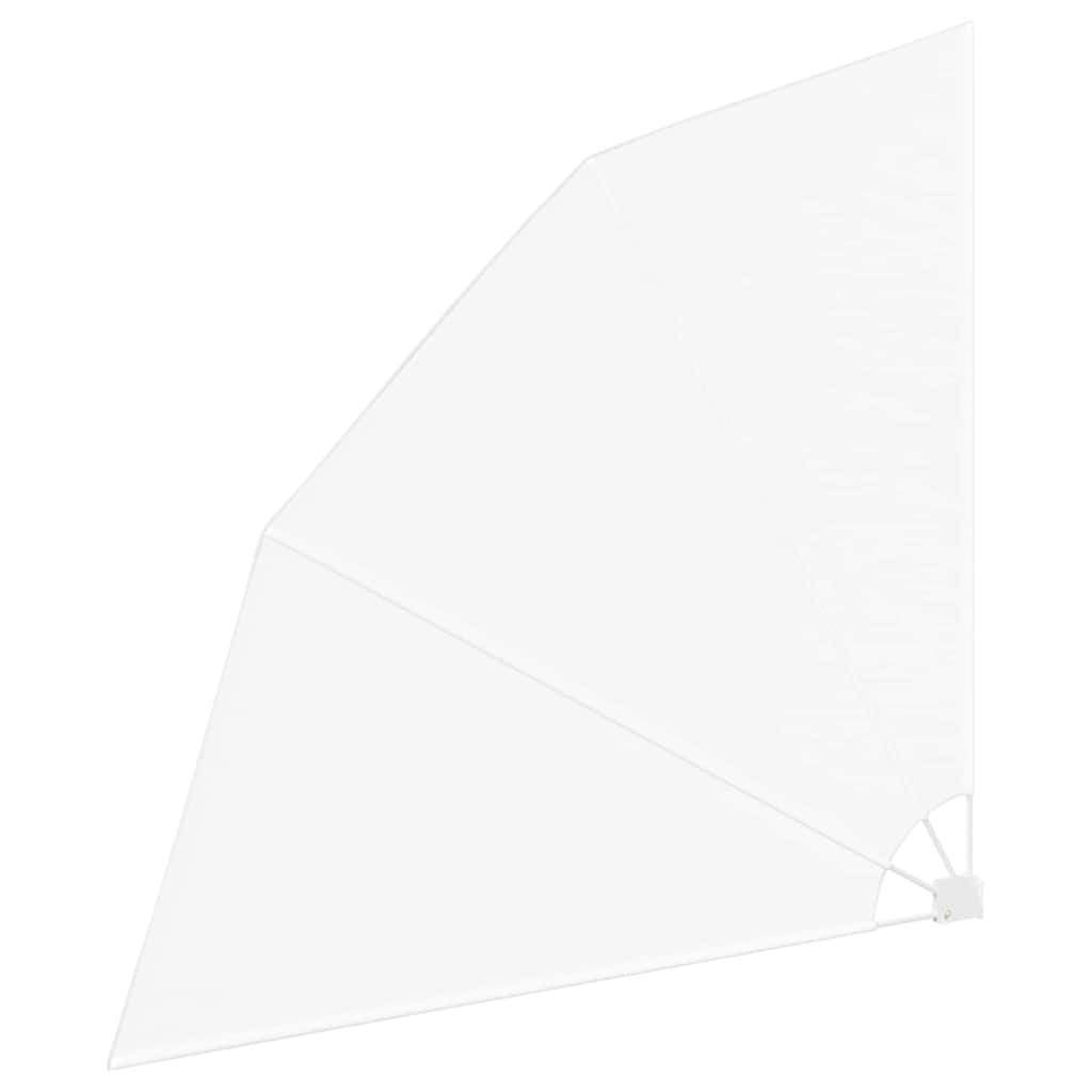 Erkély adatvédelmi képernyő 210 x 210 cm Poliészter Fehér