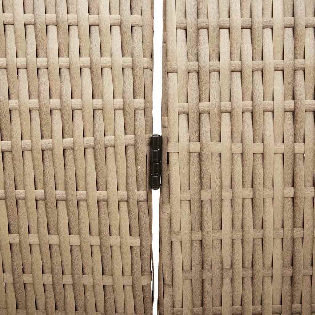 Szobaelválasztó Bézs 195 x 180 cm polirattan