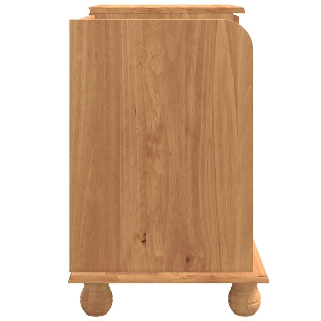 Tárolópad fiókkal ASKIM Barna 100 x 39 x 62 cm Tömör fenyőfa