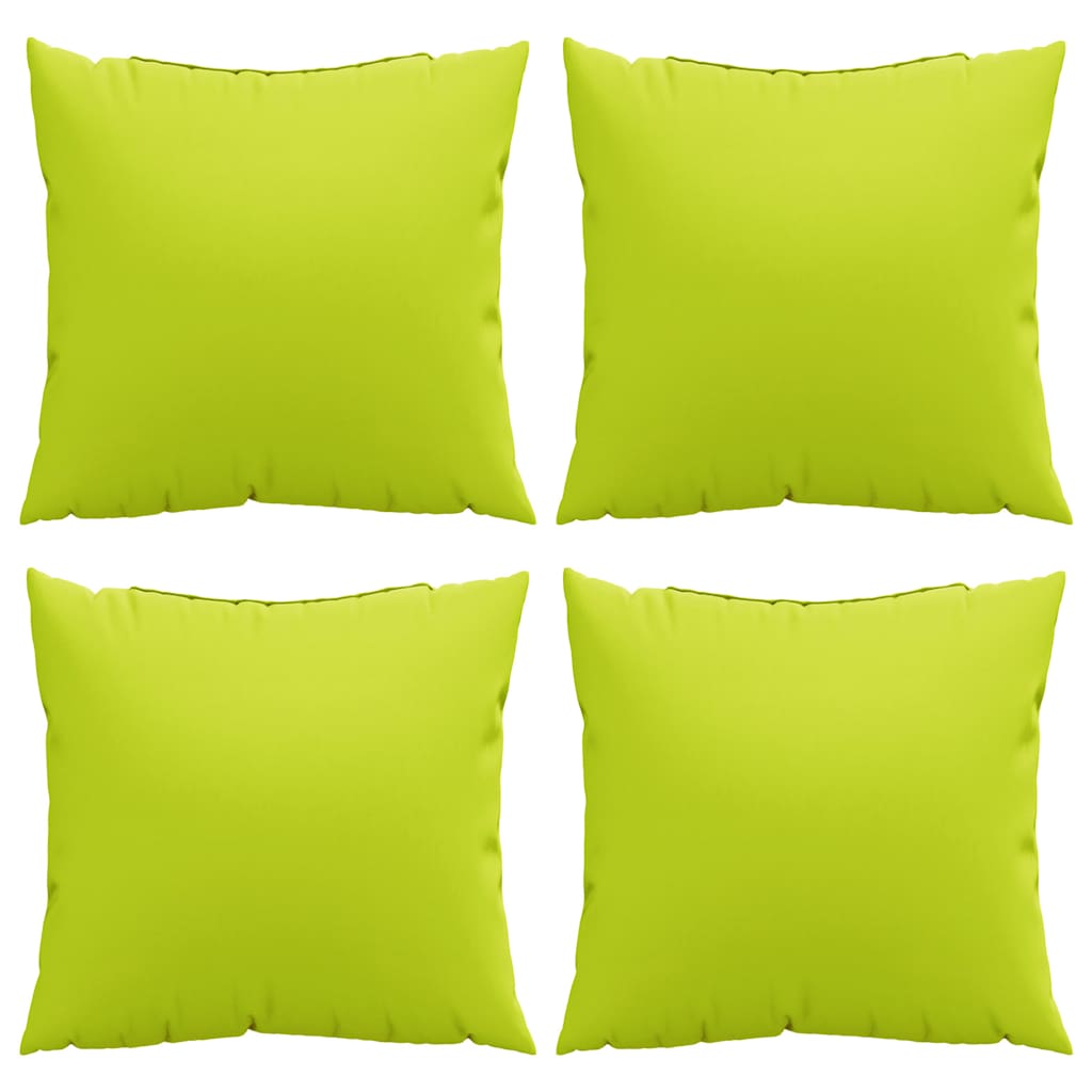 4 db világoszöld kanapépárna 60 x 60 cm szövet