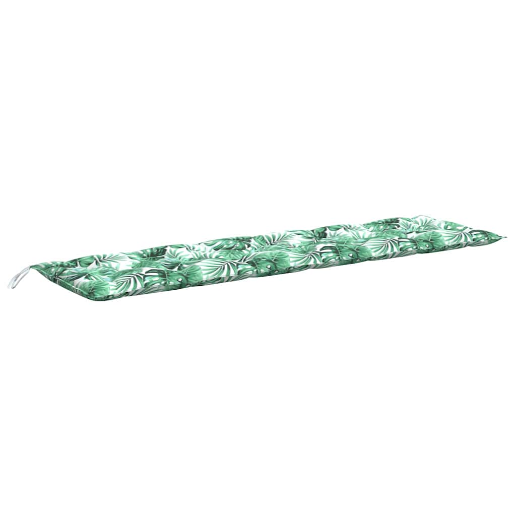 kerti pad párna levélmintával 200 x 50 x 7 cm oxford szövet
