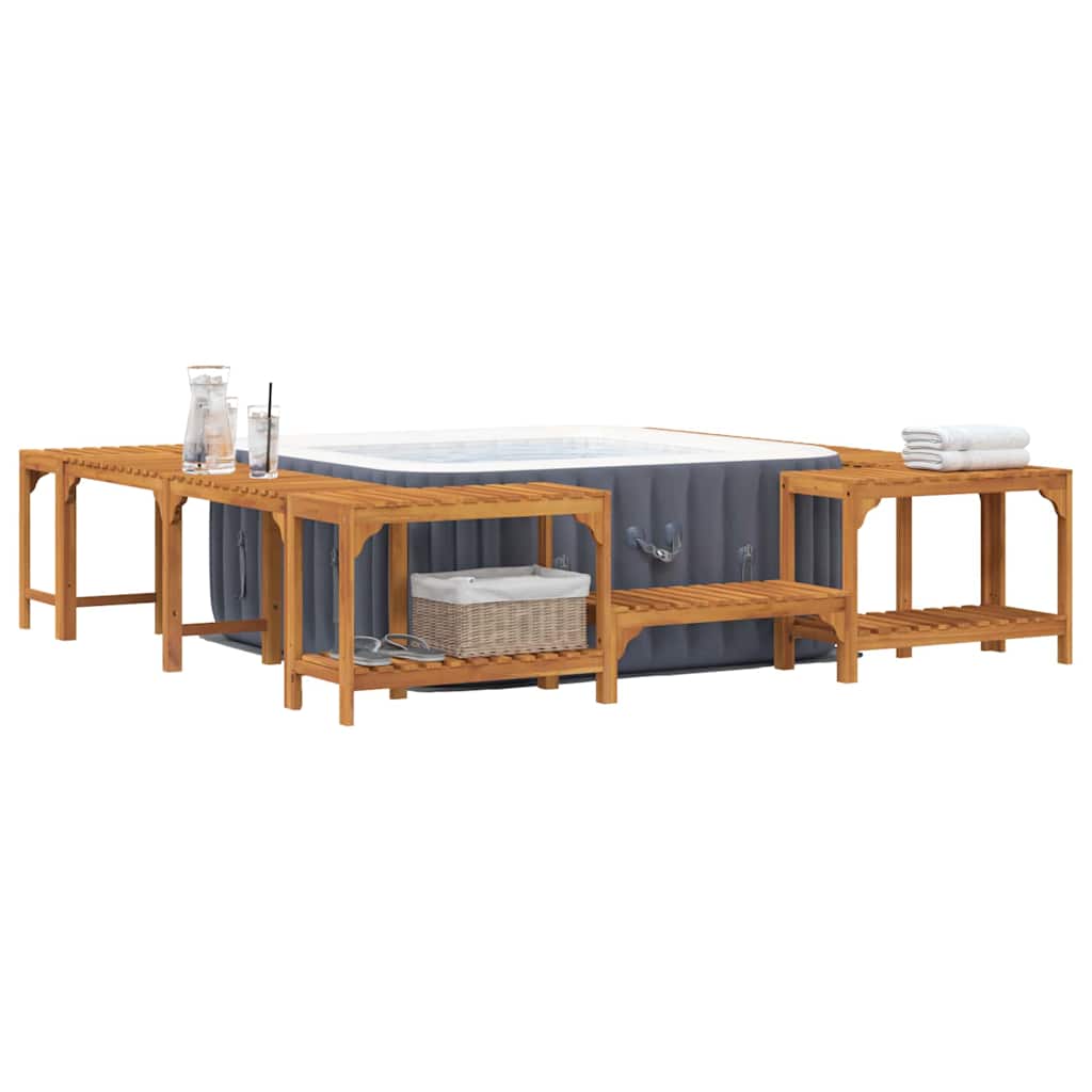 Jakuzzi Környezet Barna 255 x 255 x 55,5 cm Tömör Akácfa