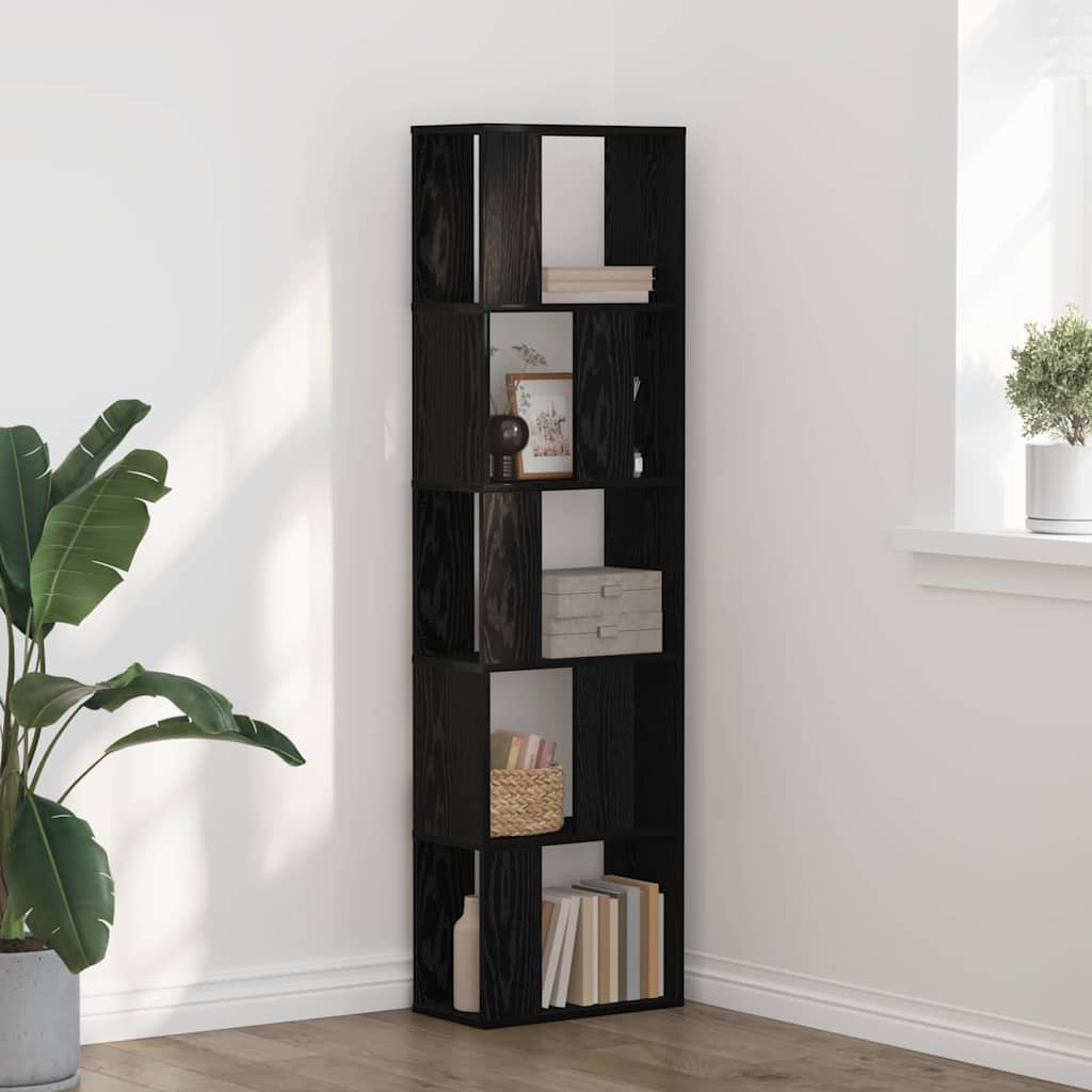 Könyvszekrény Fekete tölgy 45 x 23,5 x 162,5 cm