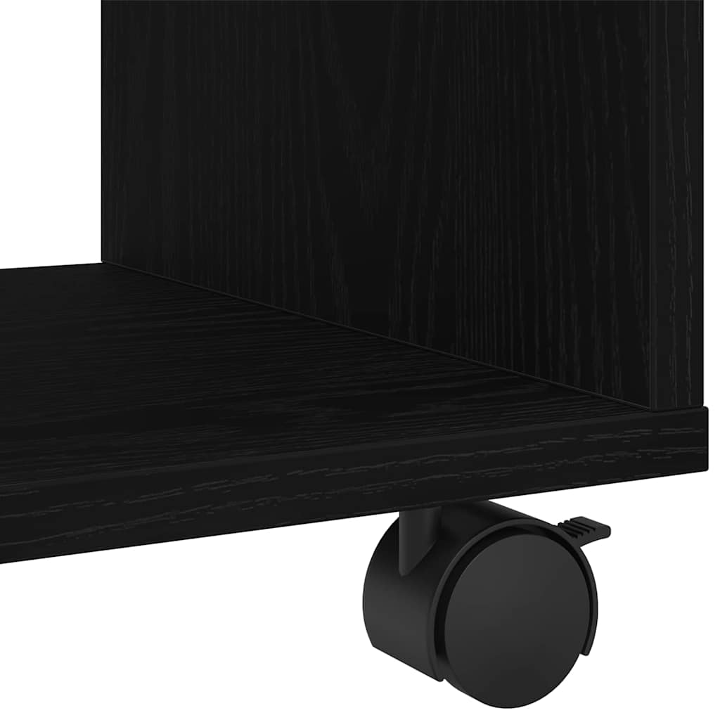 Végasztal Fekete tölgy 72 x 33 x 42,5 cm Szerelt fa